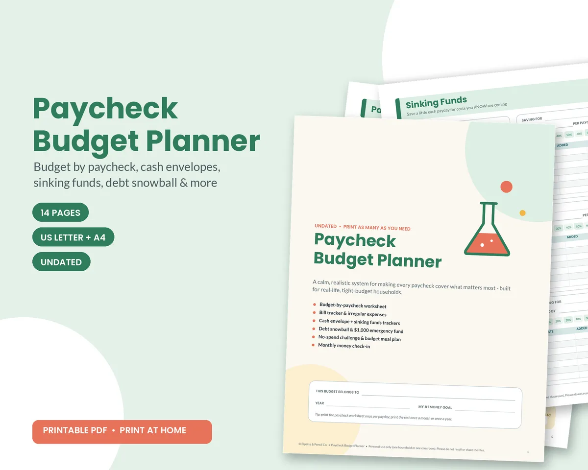 Paycheck Budget Planner – image 1