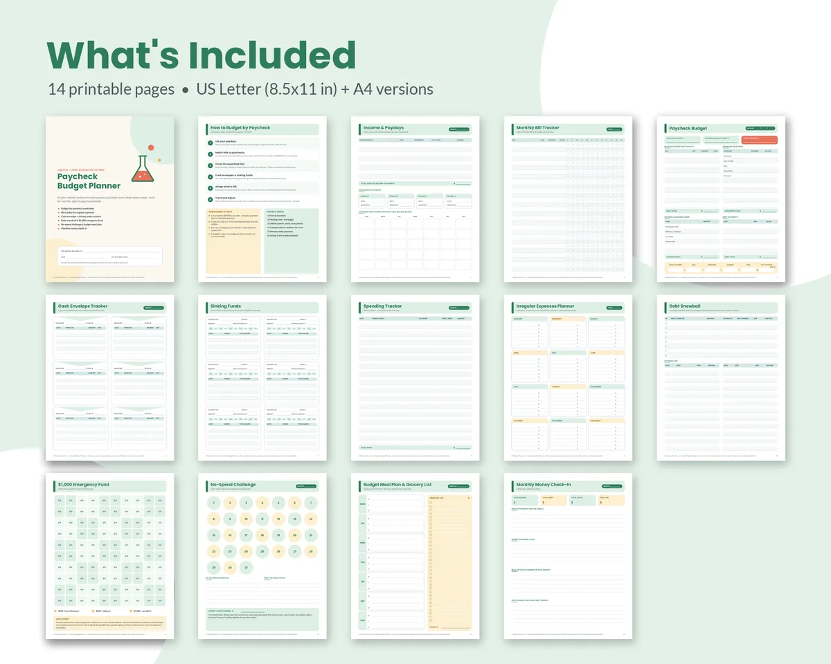 Paycheck Budget Planner – image 2